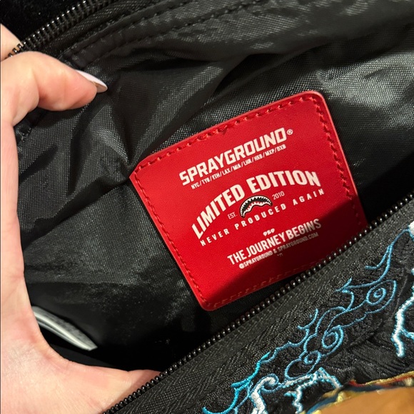 Sprayground Black Crossbody Bag - Picture 5 of 7